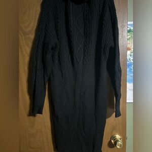 Fashion Nova Turtle Neck Sweater Dress ~ Size 1X